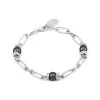 Diamond Select Cuts Silver Diamond 7-8mm Pearl Bracelet Women