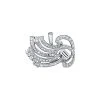 Fine Jewelry Platinum 5.15 Ct. Tw. Diamond Brooch Women