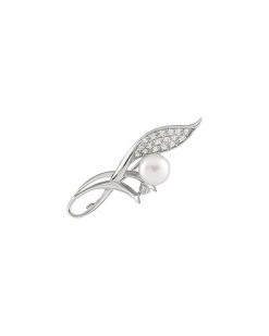 Ver 8-9mm Pearl Brooch Women