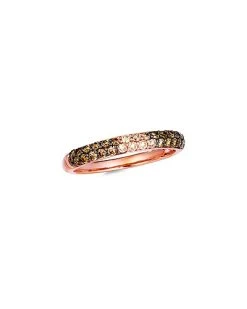 14K Rose Gold 0.50 Ct. Tw. Diamond Ombre Ring Women