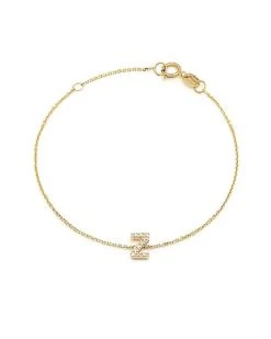 14K Diamond Bracelet Women