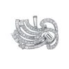 Fine Jewelry White Gold 5.15 Ct. Tw. Diamond Brooch Women