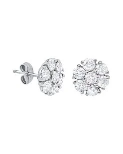 Fine Jewelry 18K 4.50 Ct. Tw. Diamond Earrings Women