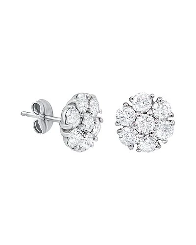 Fine Jewelry 18K 4.50 Ct. Tw. Diamond Earrings Women 3 Fine Jewelry 18K 4.50 Ct. Tw. Diamond Earrings Women