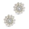 3mm Pearl CZ Betty Studs Women