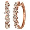 14K Rose Gold 1.51 Ct. Tw. Diamond Earrings Women -Fashionable Womens Clothing Store 6030616494 RLLD 1