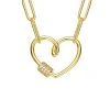 14K Plated CZ Necklace Women -Fashionable Womens Clothing Store 6030776768 RLLD 1