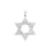 Fine Jewelry 18K 1.72 Ct. Tw. Diamond Star Of David Pendant Women