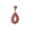 14K Rose Gold 2.15 Ct. Tw. Diamond & Ruby Enhancer Women