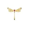 Two-Tone Plated CZ Pin Women