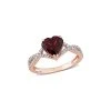 14K Rose Gold 2.15 Ct. Tw. Diamond & Garnet Ring Women 1 14K Rose Gold 2.15 Ct. Tw. Diamond & Garnet Ring Women -Fashionable Womens Clothing Store 6030967310 RLLD 1