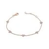14K Rose Gold 0.31 Ct. Tw. Diamond Heart Station Bracelet Women -Fashionable Womens Clothing Store 6030968178 RLLD 1
