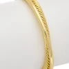18K Over Stainless Steel Bangle Women