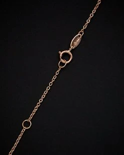 14K Italian Rose Gold Polished Half Circle Necklace Women -Fashionable Womens Clothing Store 6040259249 RLLD 3